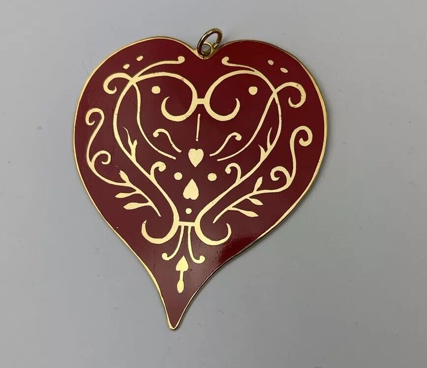 Niello Heart Ornament The Metropolitan Museum Of Art New York 1986 Red Gold MMA