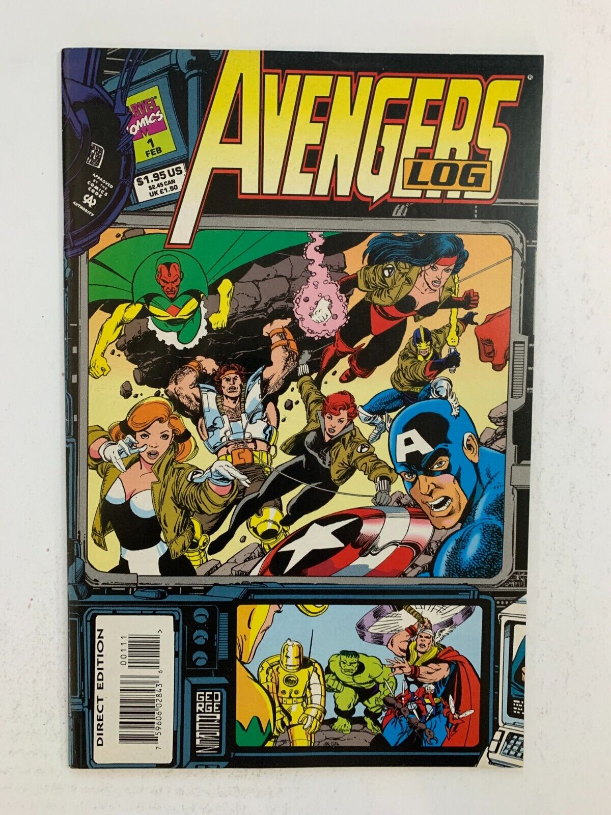 Avengers Log #1 - Feb 1994          (3928)
