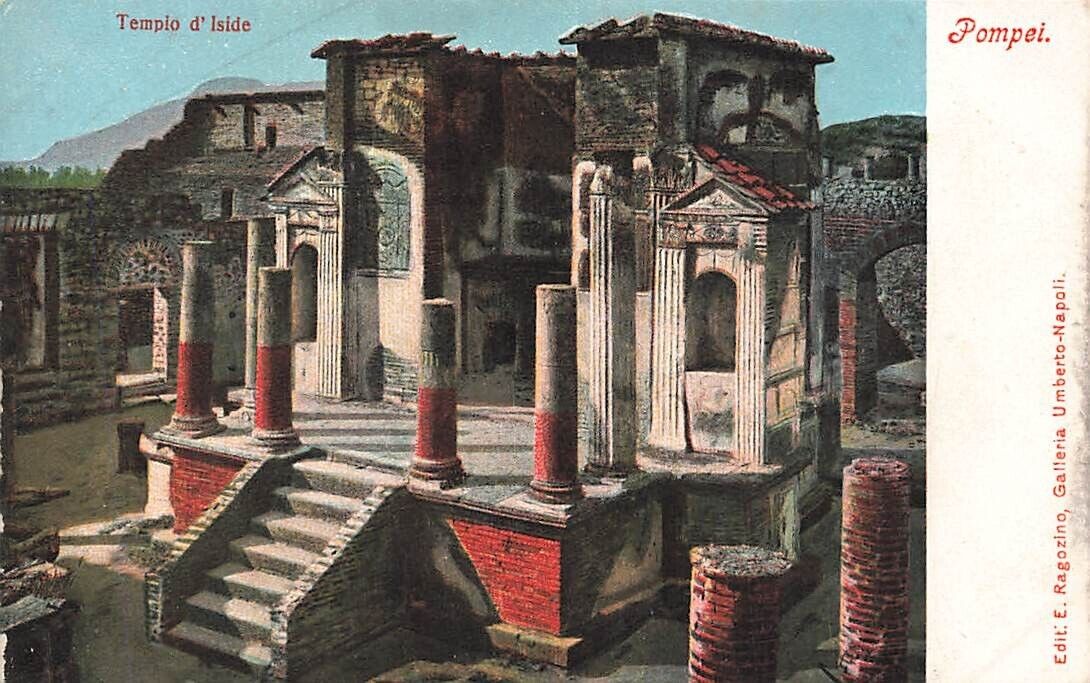 Postcard Pompeii Italy