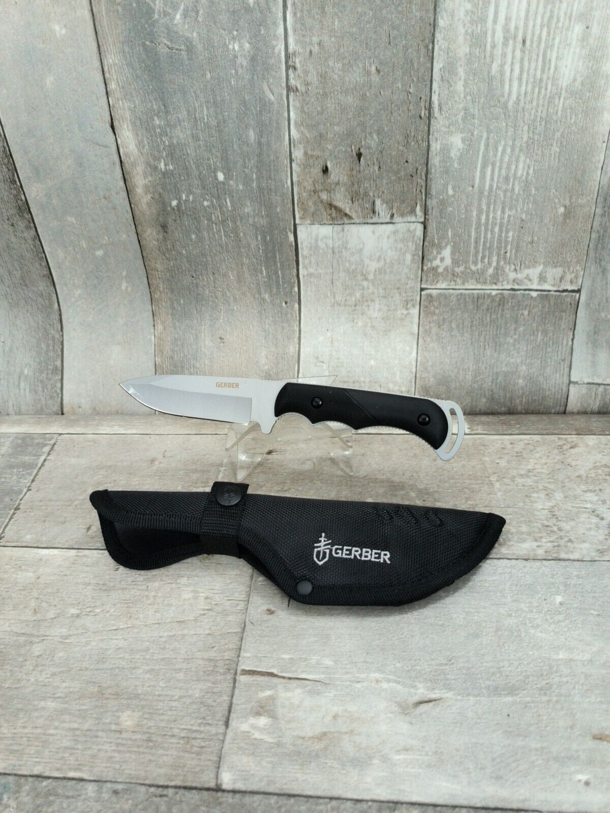 Gerber Freeman Guide Fixed Blade Knife 3.5” Edge Black Nylon Sheath Open Box