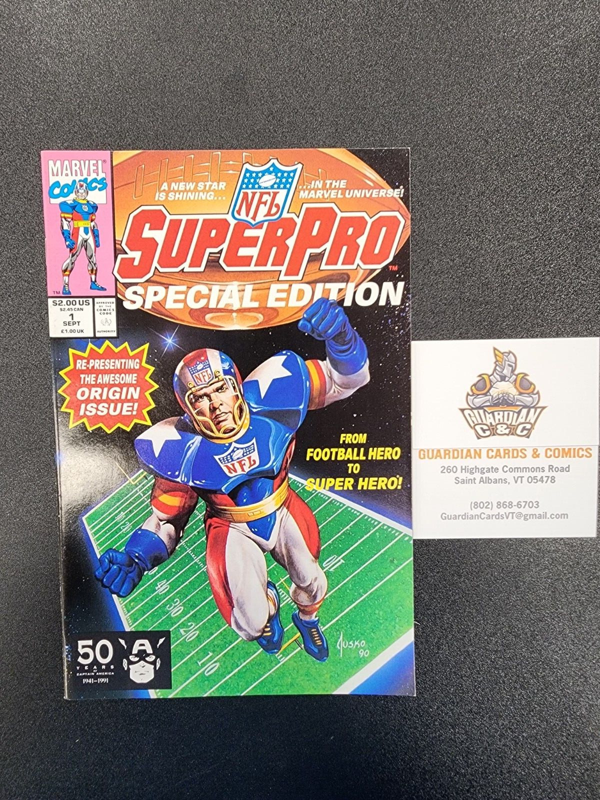 SuperPro Special Edition #1 (Marvel Comics, 1991) Origin Issue