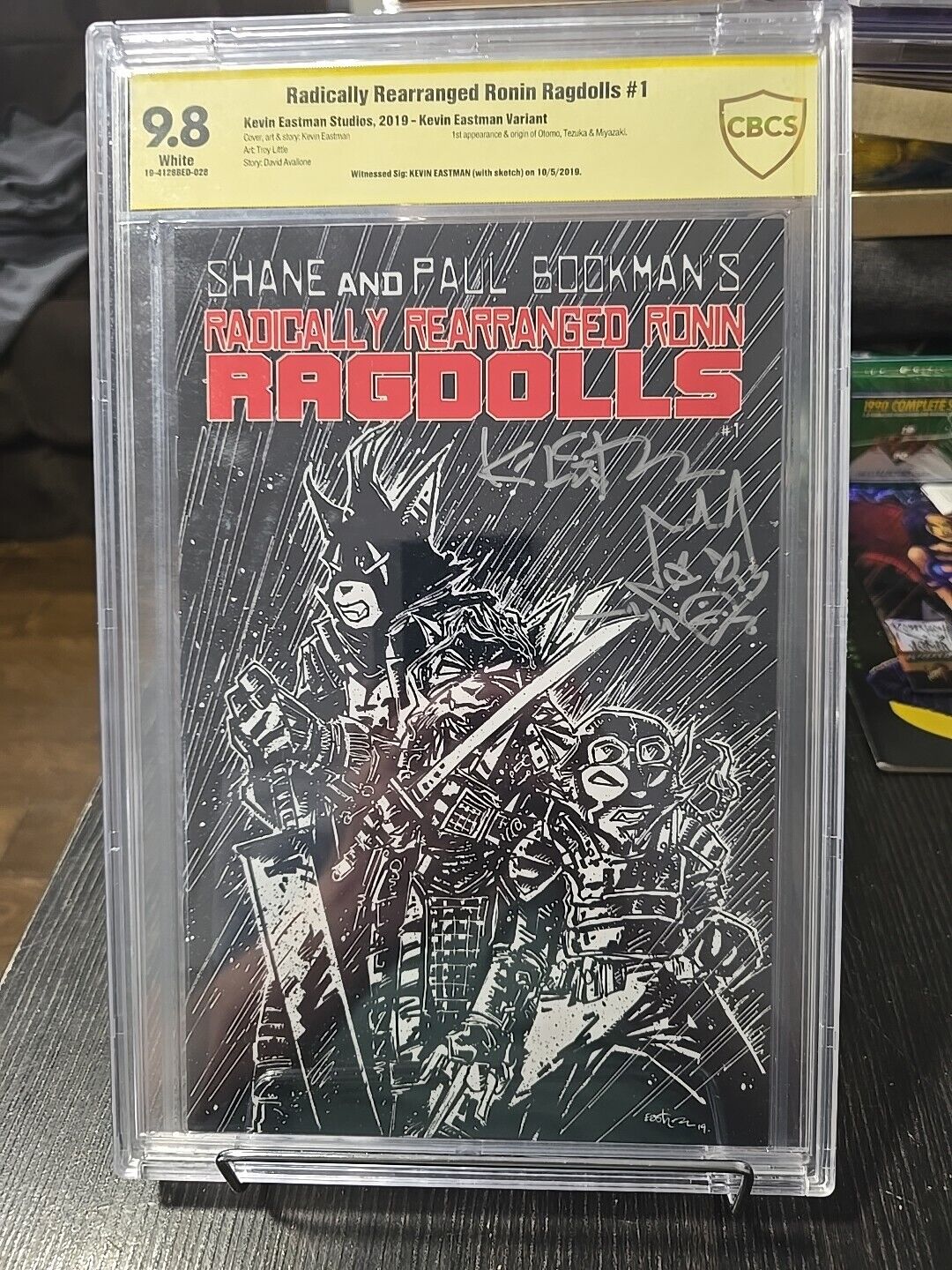 Radically Rearranged Ronin Ragdolls 2019 cbcs 9.8 SIGNED And Sketched By Eastman