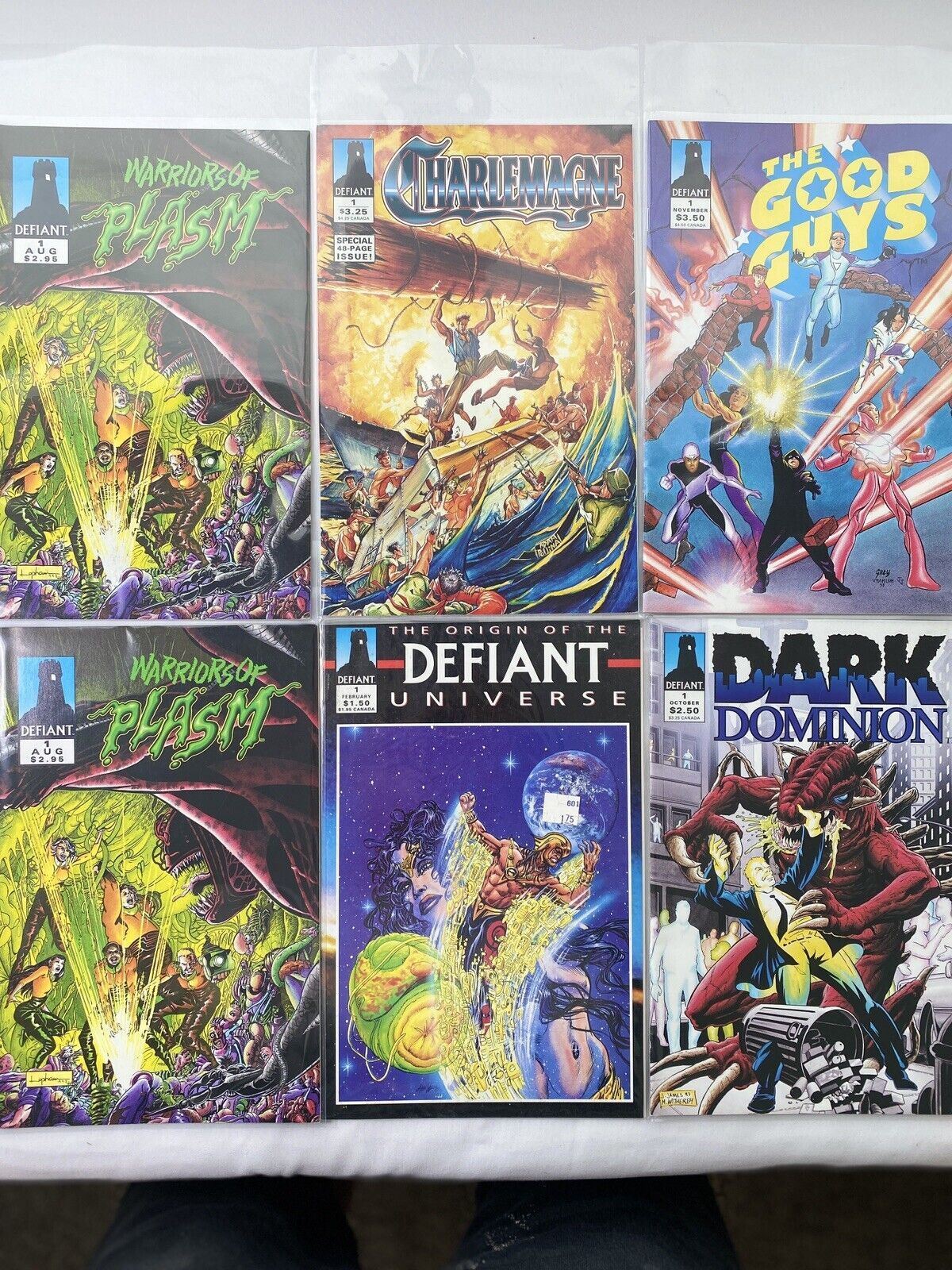 6 Vintage Defiant Comic Book Lot