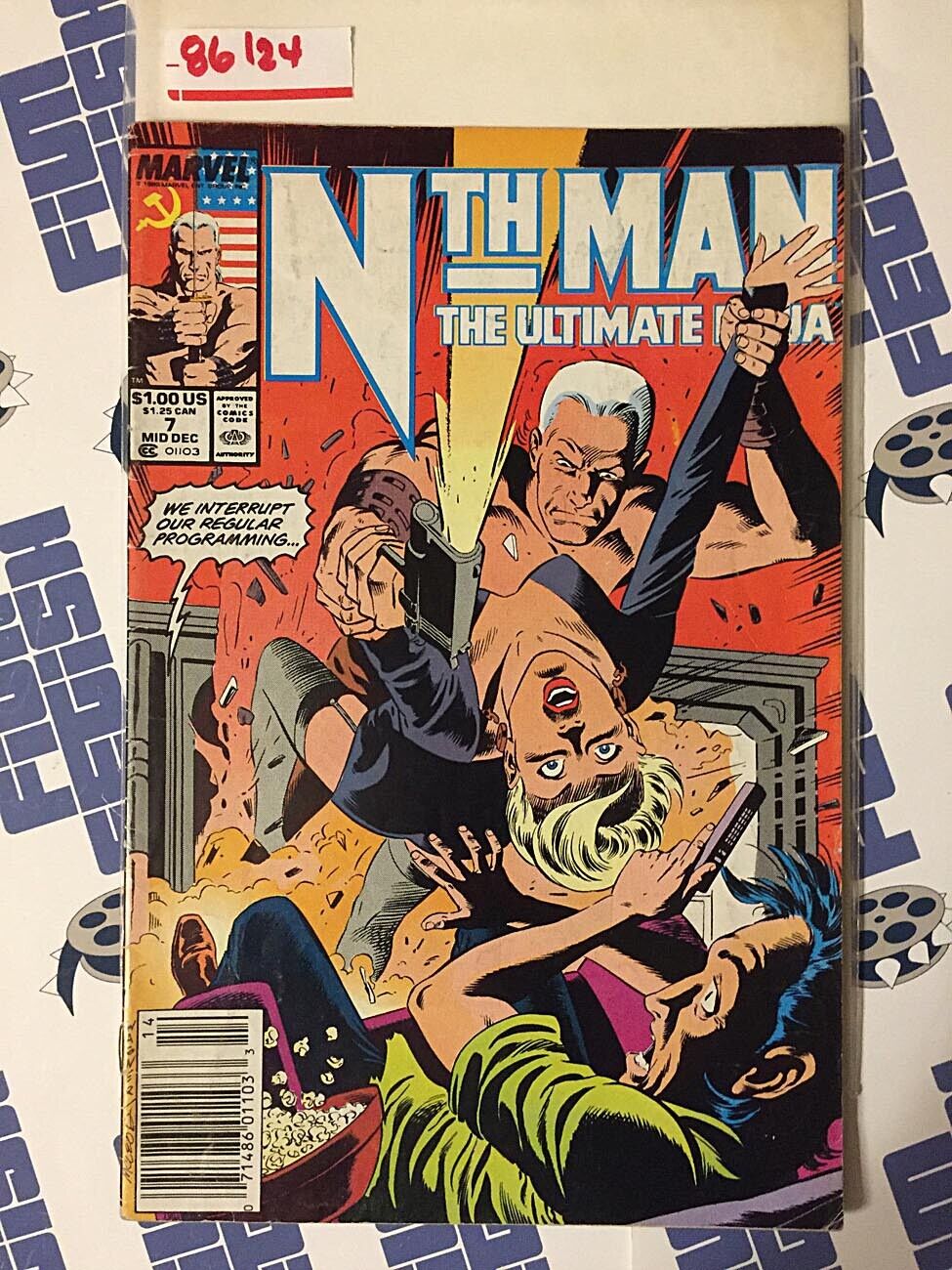 Nth Man Comic (Issue No 7, Dec 1989) Larry Hama Wagner Fredericks Marvel 86124