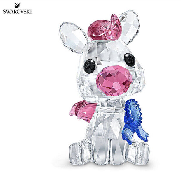 NIB 100% Authentic Swarovski Speedy the Pony Blue Pink Crystal Figurine #5506810