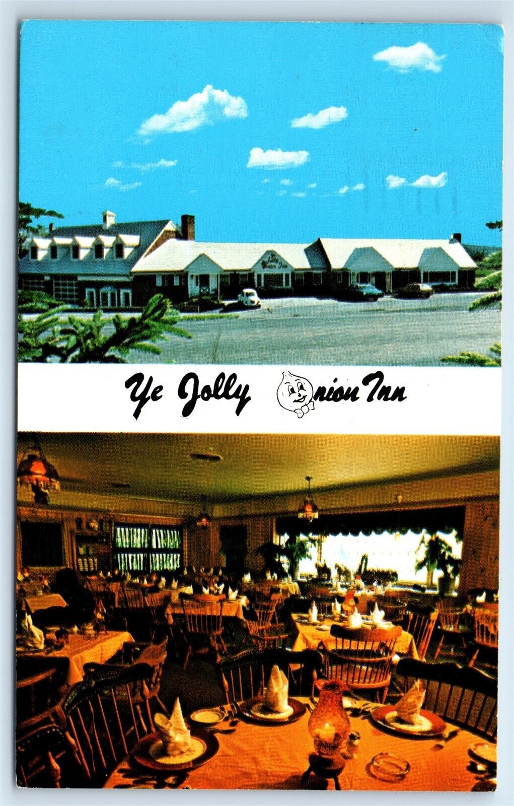 Postcard The Jolly Onion Inn, Pine Island NY 1983 I195