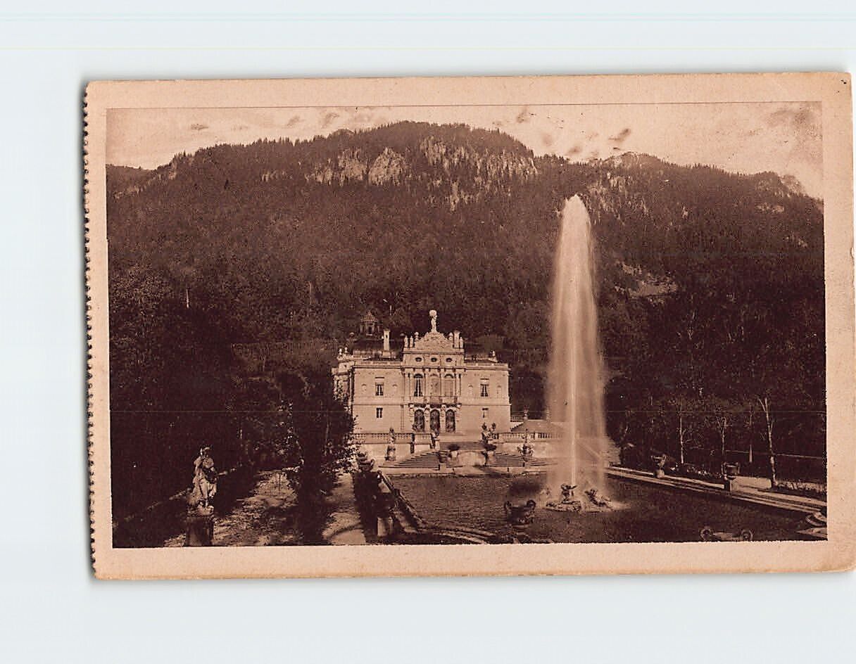 Postcard Königsschloß Linderhof, Ettal, Germany