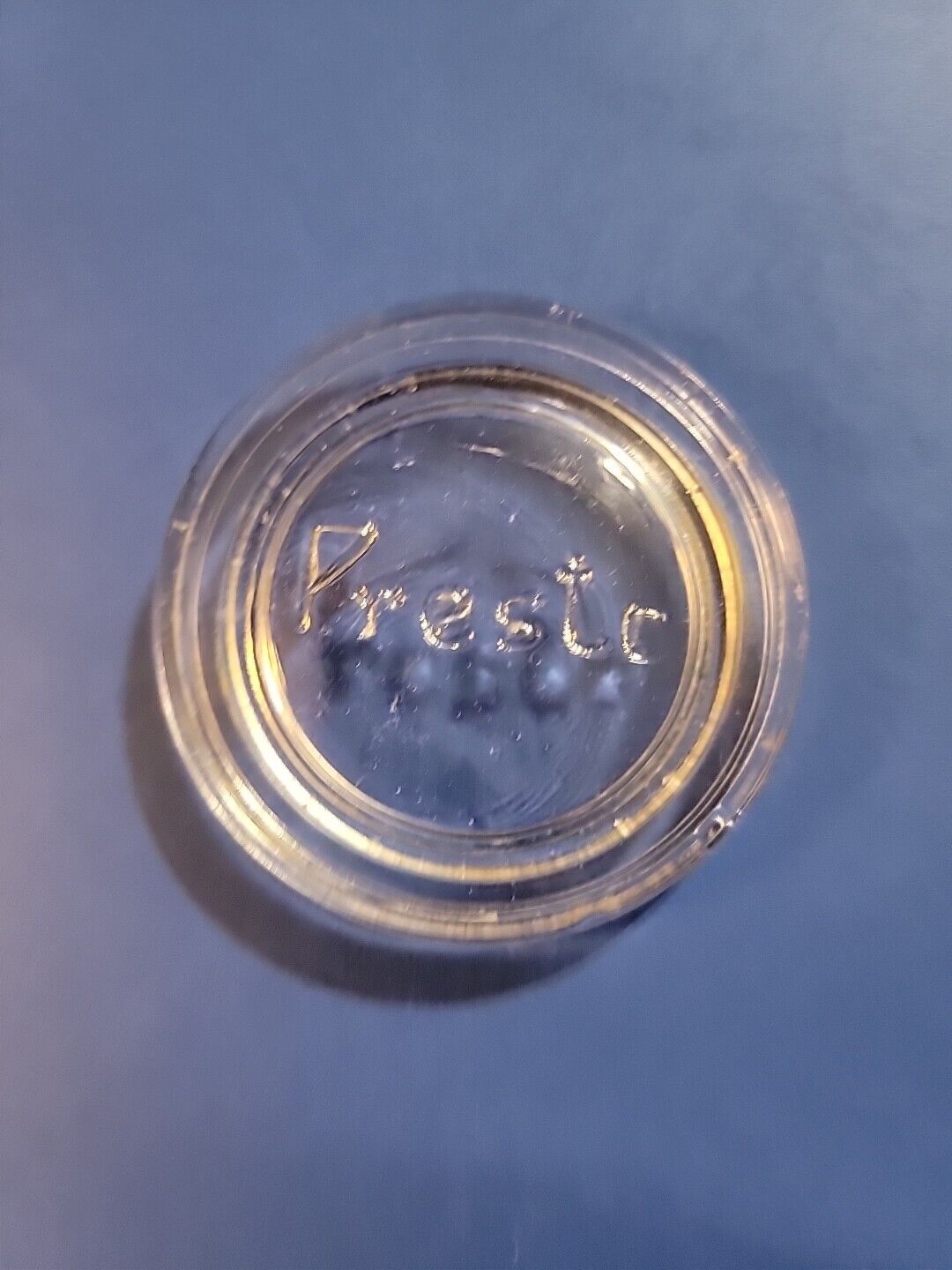Vintage Presto Supreme Mason Canning small Jar glass lid