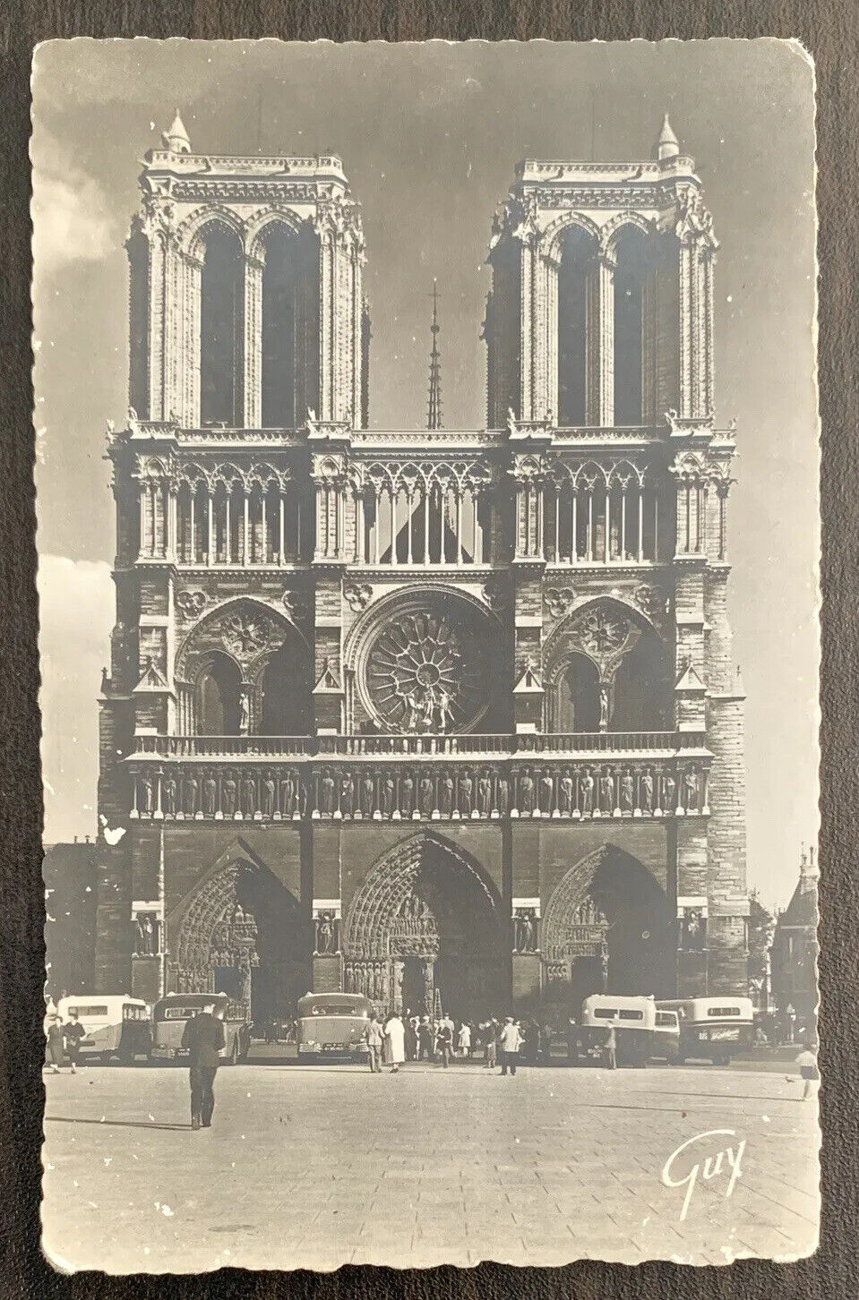 Postcard RPPC - Paris Et Ses Merveilles, Cathédrale Notre-Dame, France 