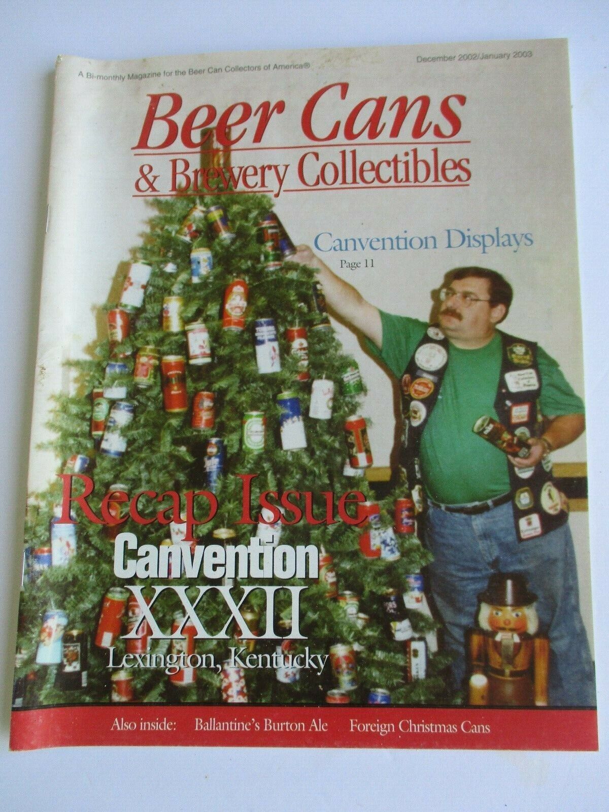 BCCA BEER CANS Brewery Collectibles MAGAZINE FLATOPS CONE TOPS VTG DEC/JAN  2003