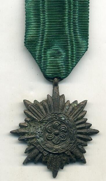 WWII Original Ostvolk Eastern People`s Medal 2nd Class in Bronze From Germany,