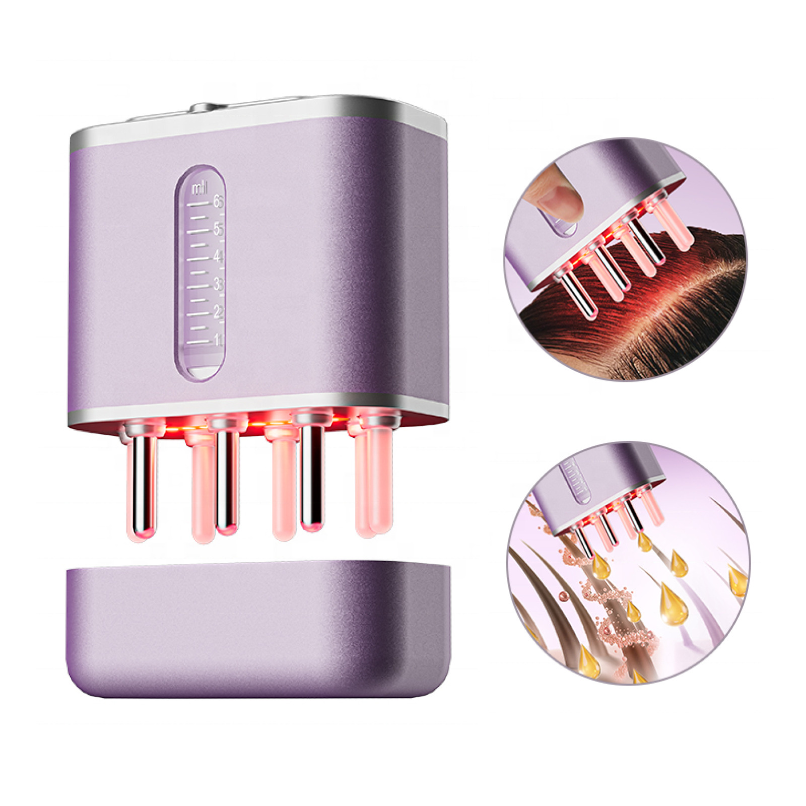 YouDay Hair Oil Applicator for Hair Growth Treatment & Red Light Therapy
