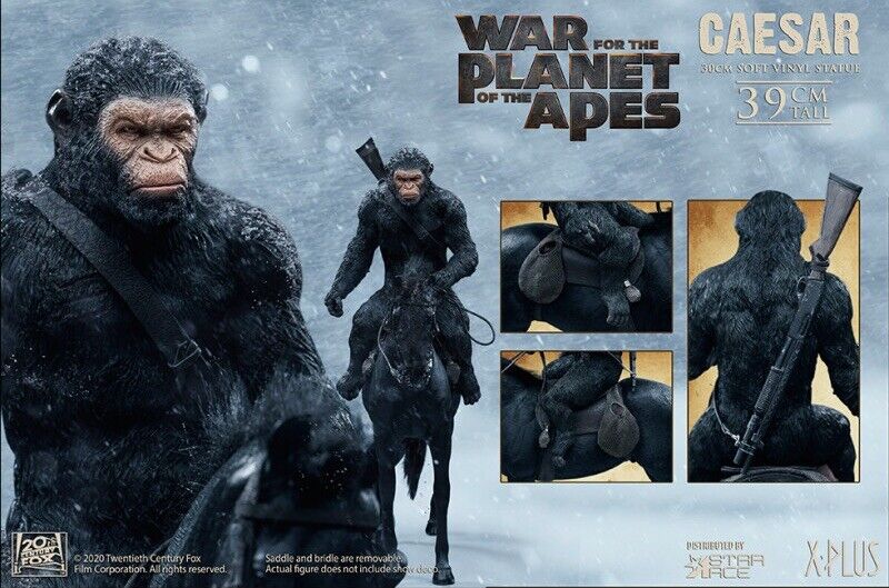 X-Plus Star Ace Toys 1/6 War for the Planet of the Apes CAESAR Rifle Ver Statue
