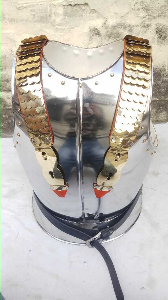 Medieval Knight Cuirass of the French Cuirassiers, 19th century Breastplate