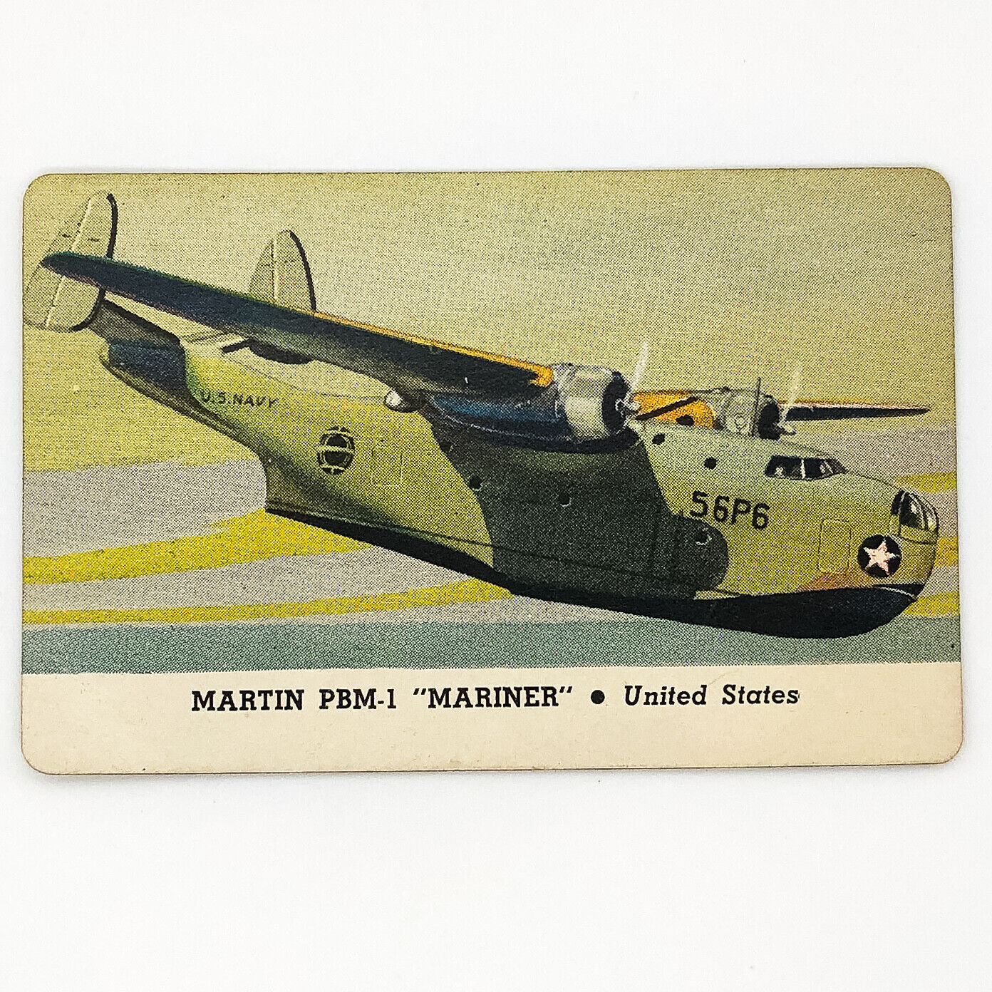 1940s Leaf Card-O Aeroplane Card Martin PBM-1 Mariner Series C United States WW2