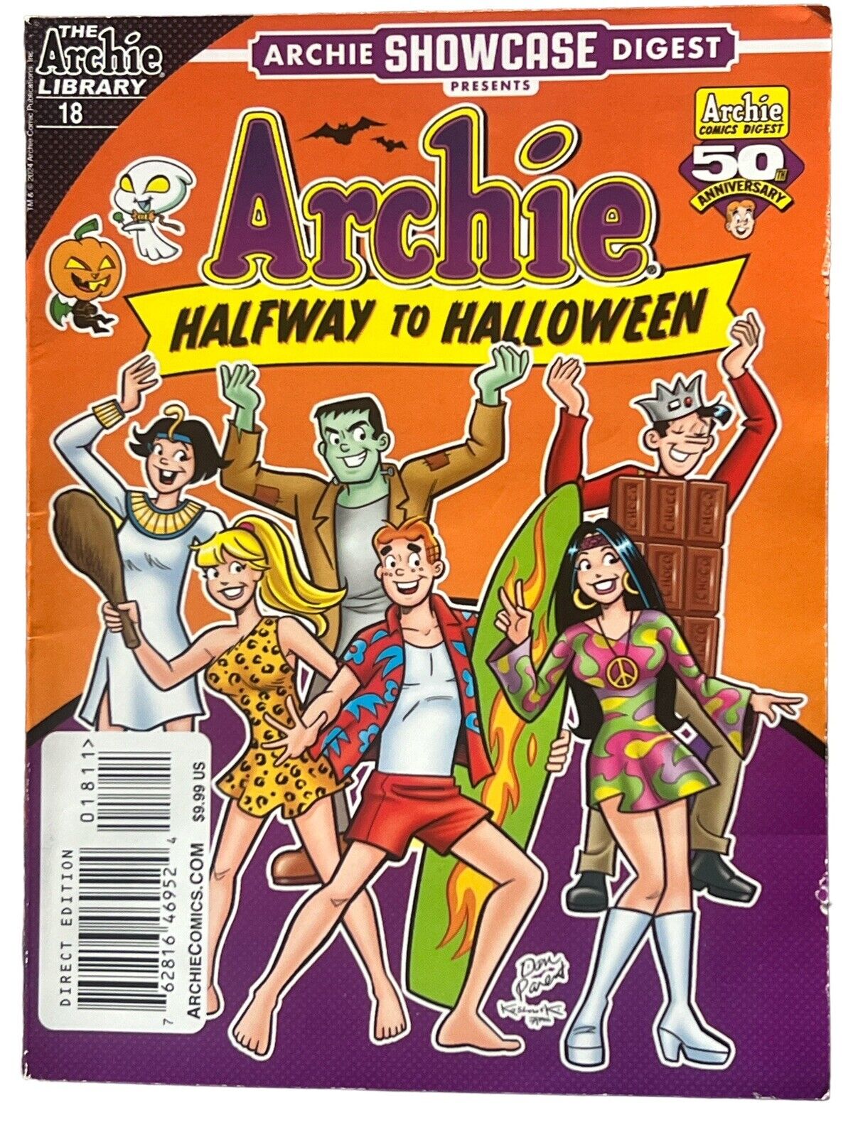 Archie Showcase Digest #18 Archie & Friends Halfway To Halloween 2024