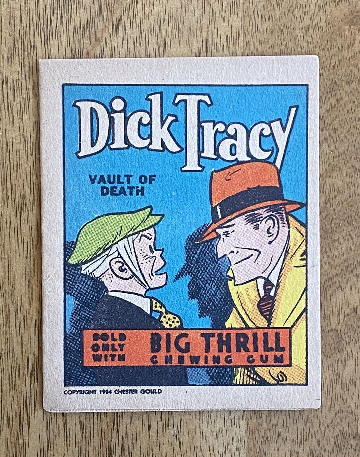 1934 R24 Goudey Gum Dick Tracy “Big Thrill” Booklet Extremely High Grade