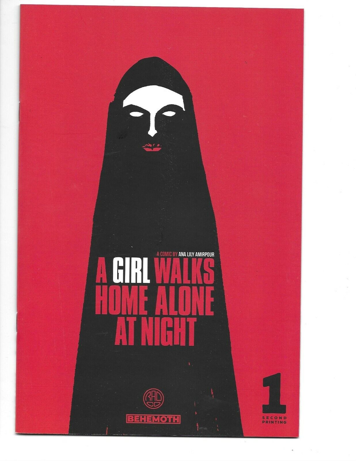 A Girl Walks Home Alone at Night #1 2nd Print Behemoth Comics 2020