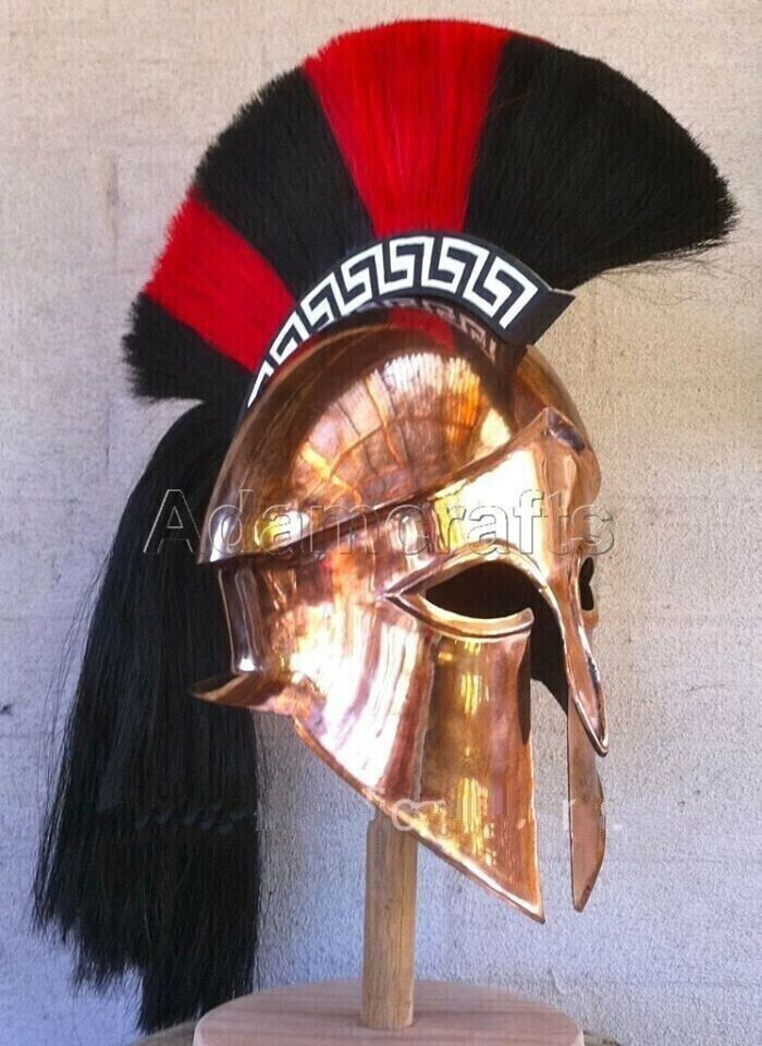 Medieval Copper Coated Medieval Greek Corinthian Helmet Spartan Helmet Gift