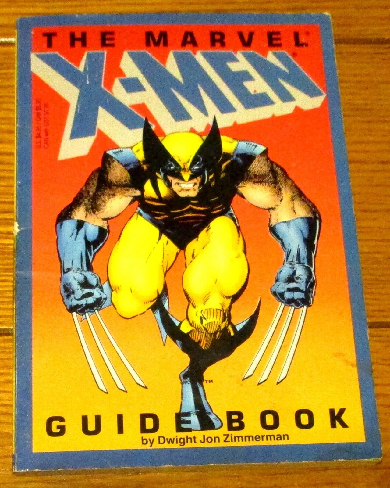 1992 Marvel X-Men Guidebook by Dwight Jon Zimmerman  80 Pages  1st. Printing