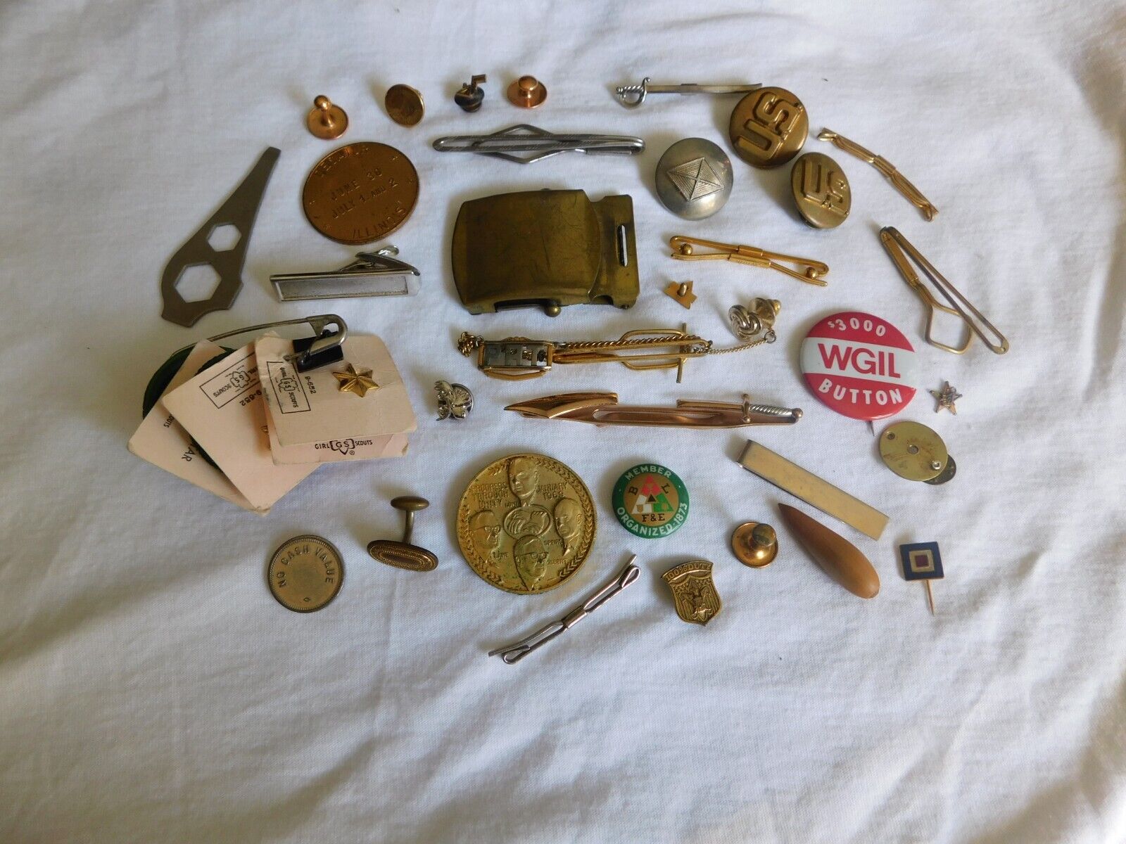 Lot Of Junk Drawer Treasures  from old farmhouse auction
