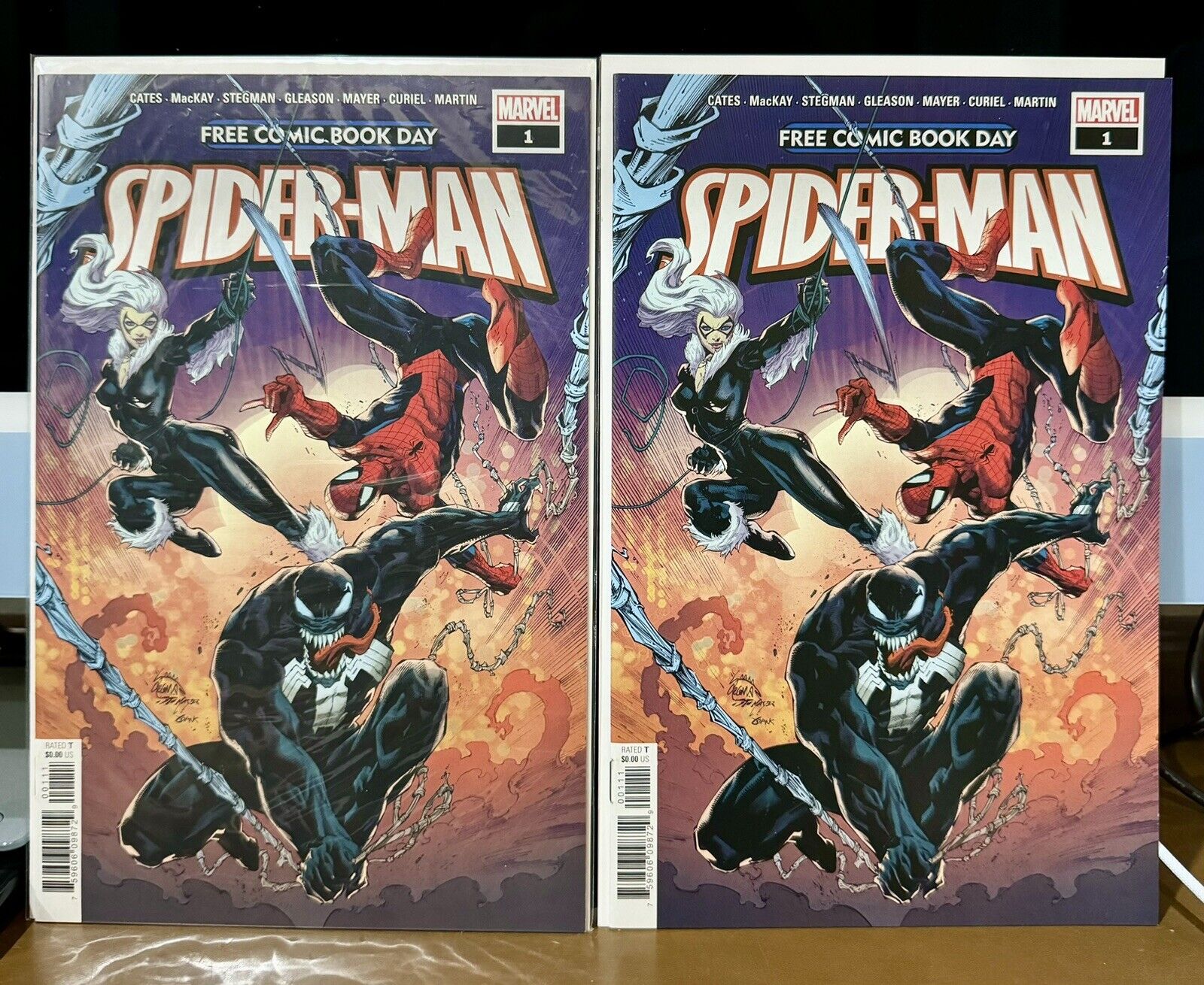 (2 Copies) FCBD Spider-Man #1 Free Comic Book Day 1st Appearance Virus (NM)