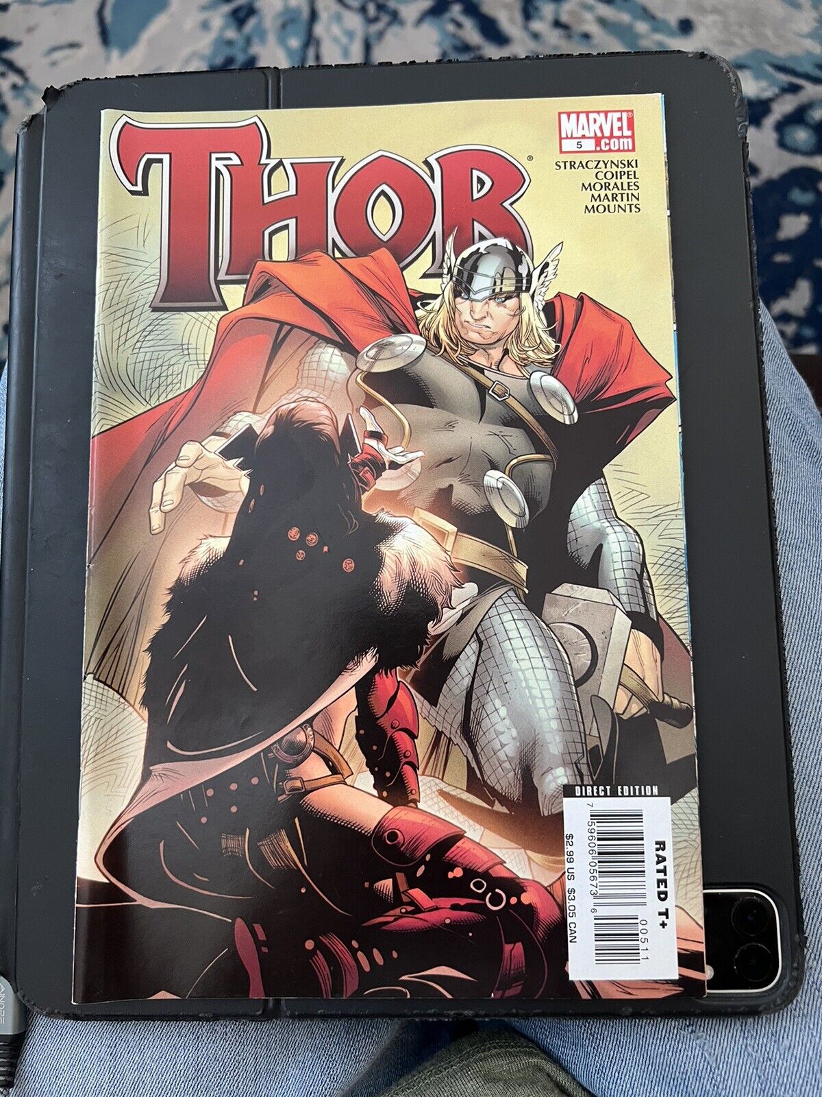 Thor  #5   - 2007 series  - Marvel comic  books   - Thor