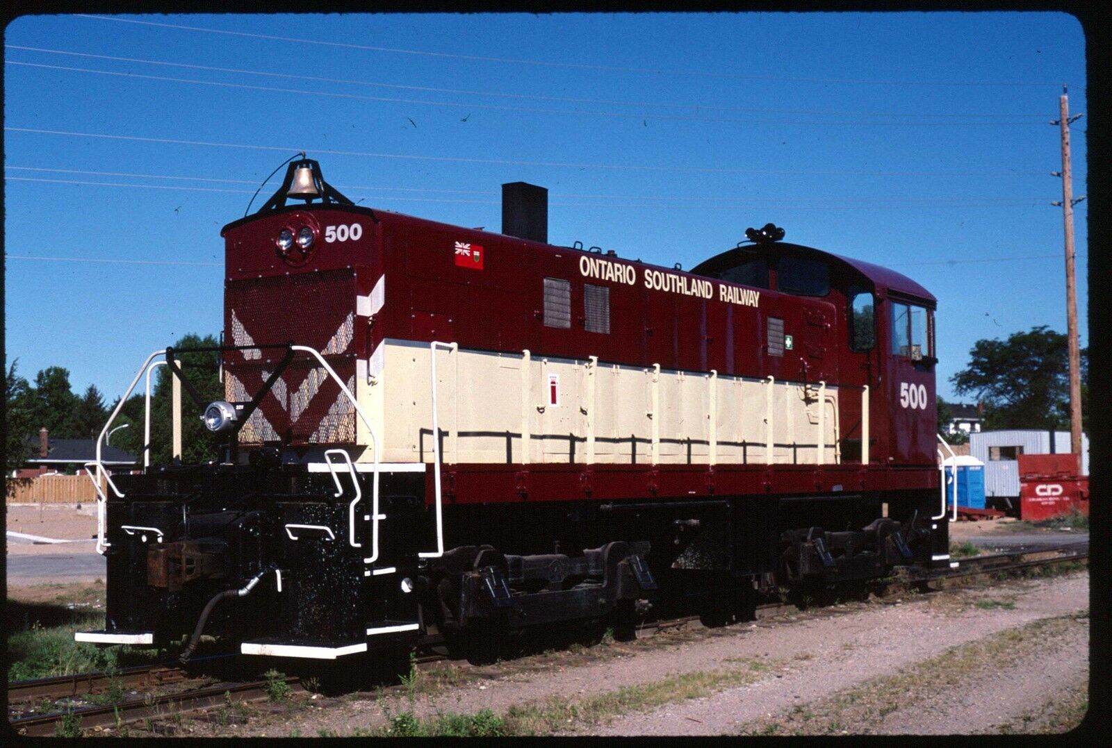 Original Rail Slide - OSR Ontario Southland 500 Tillsonburg ON 8-3-1999