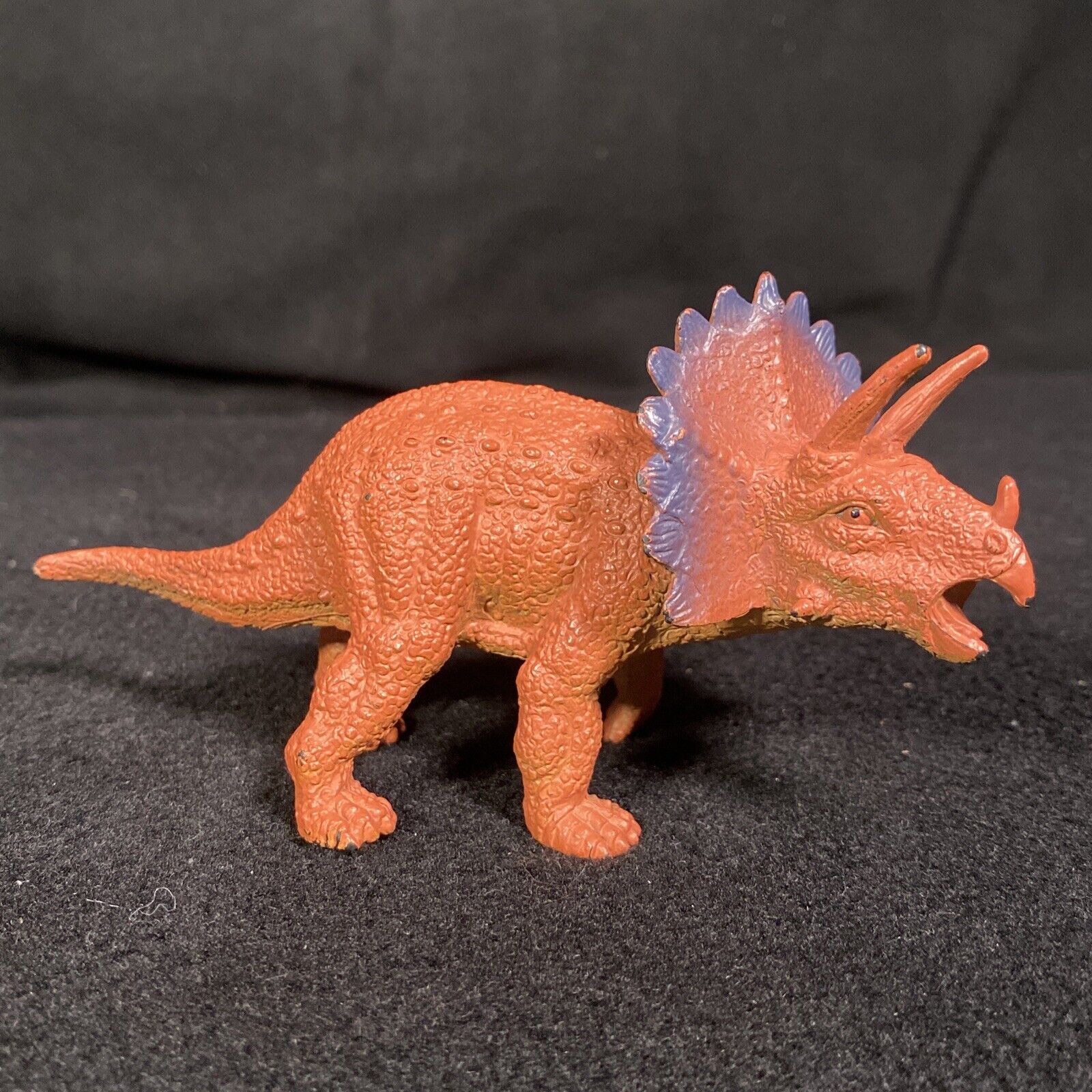 Triceratops, Toy Figure, 5.5”, Red