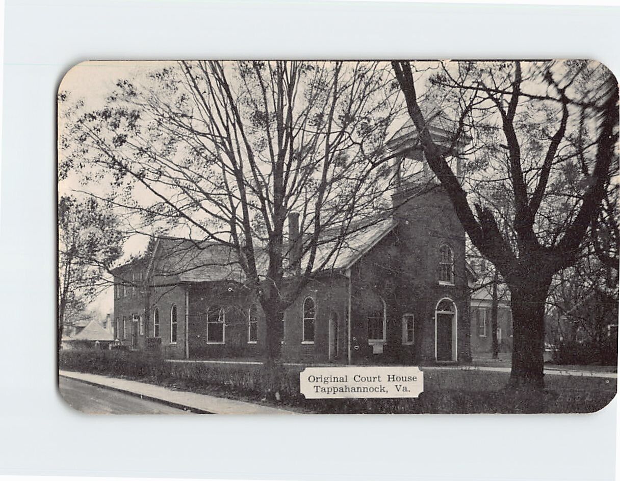 Postcard Original Court House Tappahannock Virginia USA