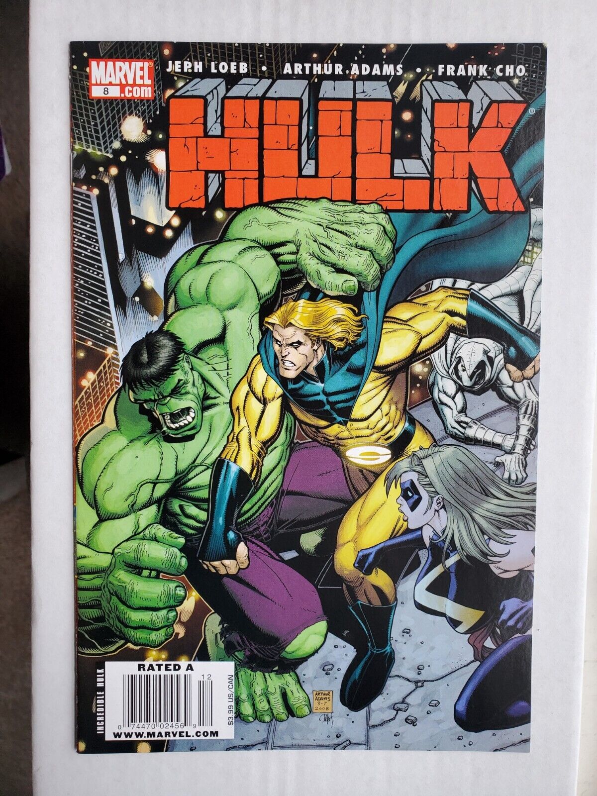 Only 1 Listed Hulk #8 Rare 1:50 Newsstand Art Adams 3.99 Price Variant Red Hulk