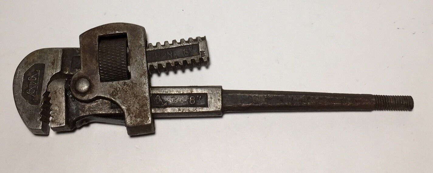 GTD CORP\'N Vintage Pipe Wrench MADE IN U.S.A. GREENFIELD 8 Tool