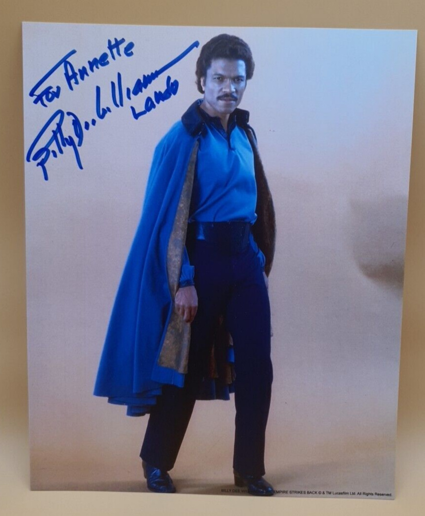 Billy Dee Williams Autographed Signed 8.5x11 Stunning Photo