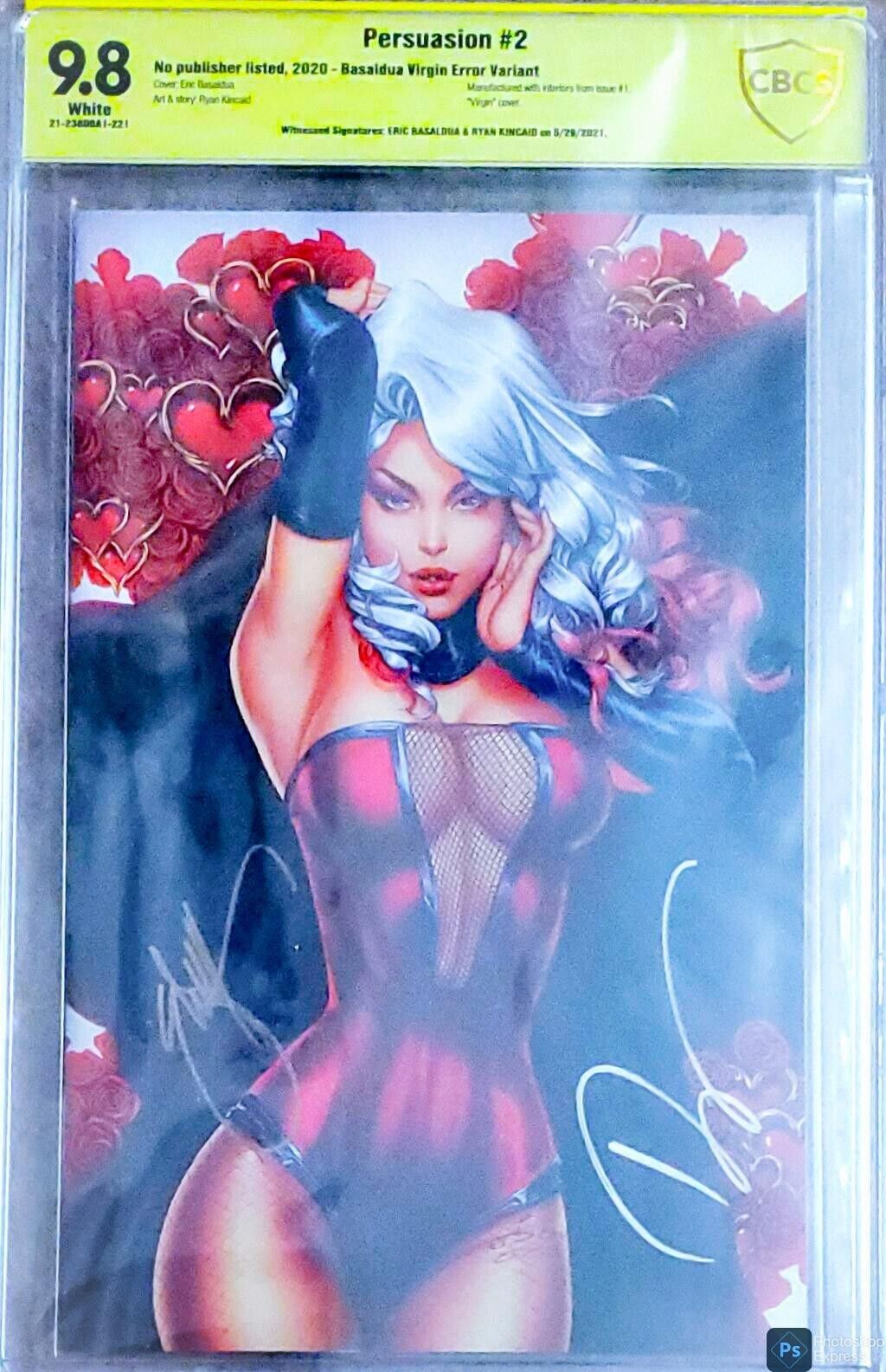 Persuasion #2 CGC 9.8; Ebas Tess Variant Signed By Ryan Kincaid White Pages Sexy