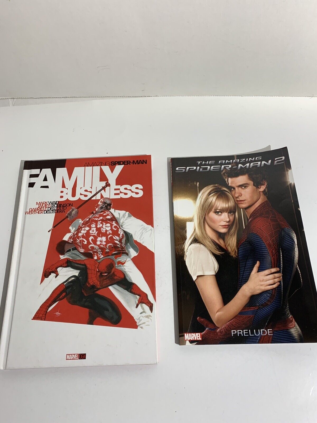 Lot of 2 Amazing Spider-Man Family Business Hardcover The Amazing Spider-man 2