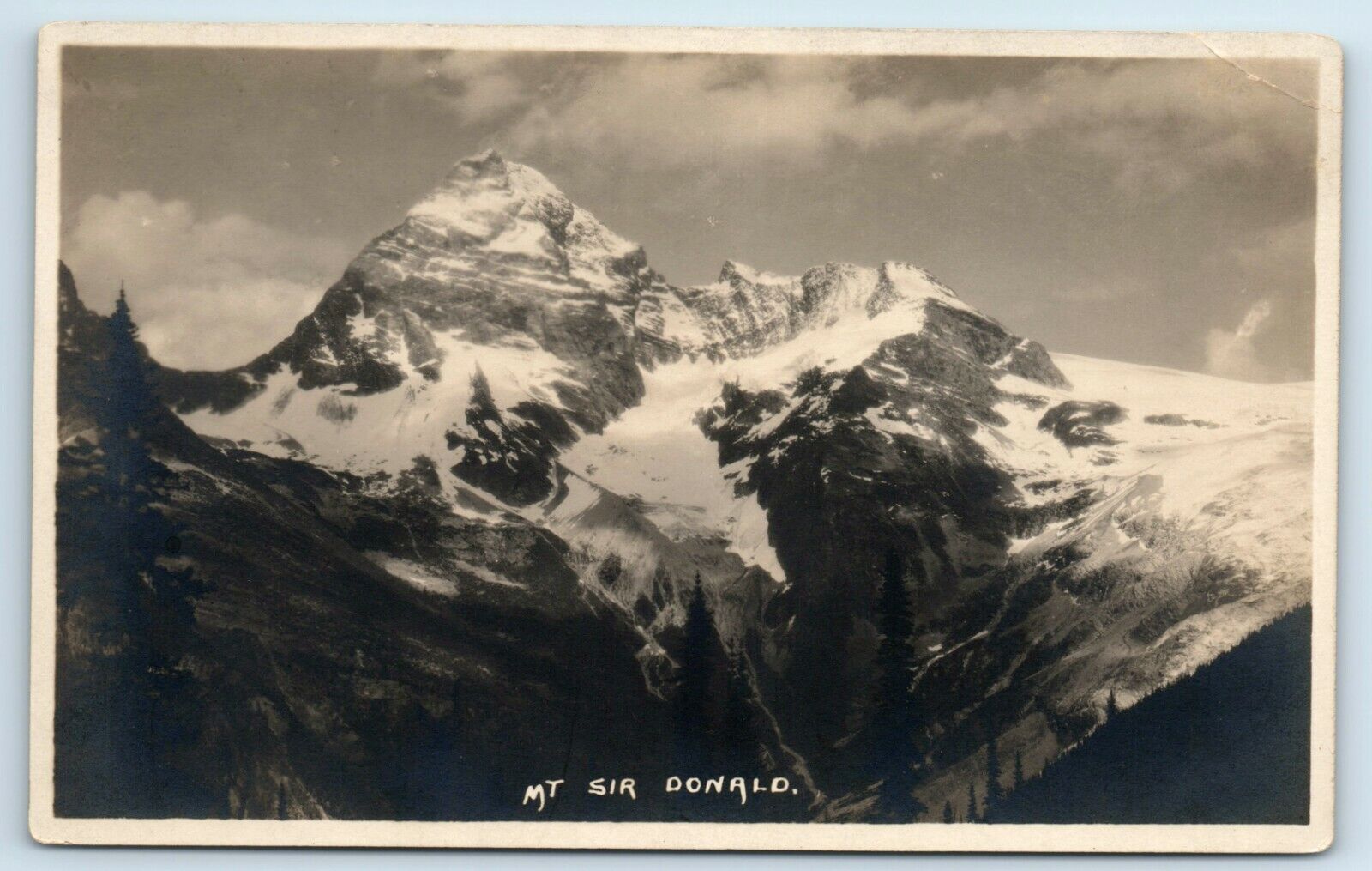 Postcard Mt Sir Donald RPPC A197