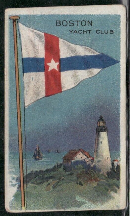 1910-11 Flags of All Nations (T59)-Boston Yacht Club-Recruit Purple Dist MA #606