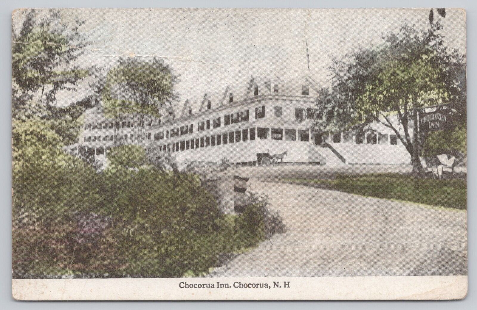 Chocorua New Hampshire, Chocorua Inn, Vintage Postcard