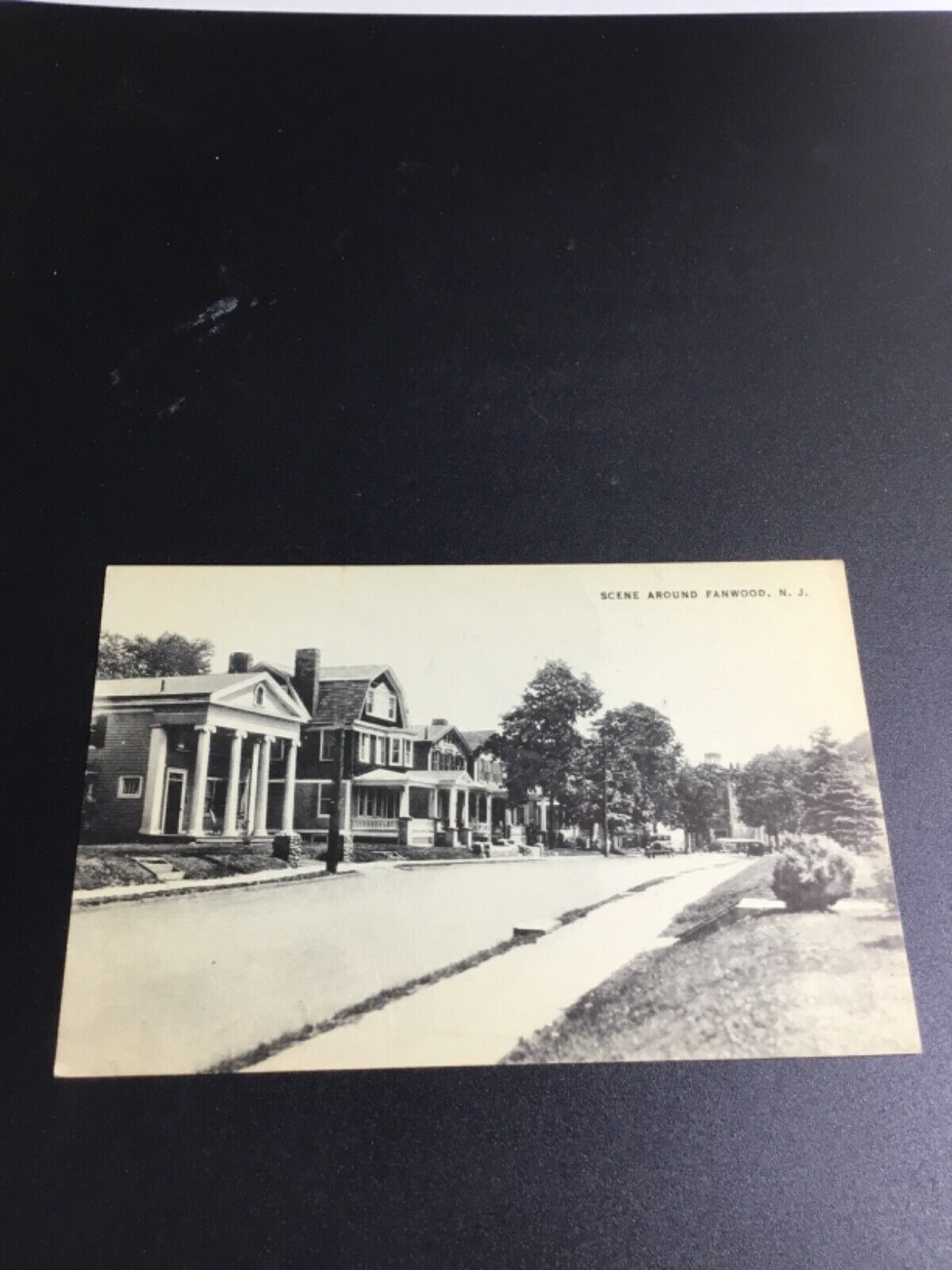 Fanwood, NJ Postcard - Street Scene 1907