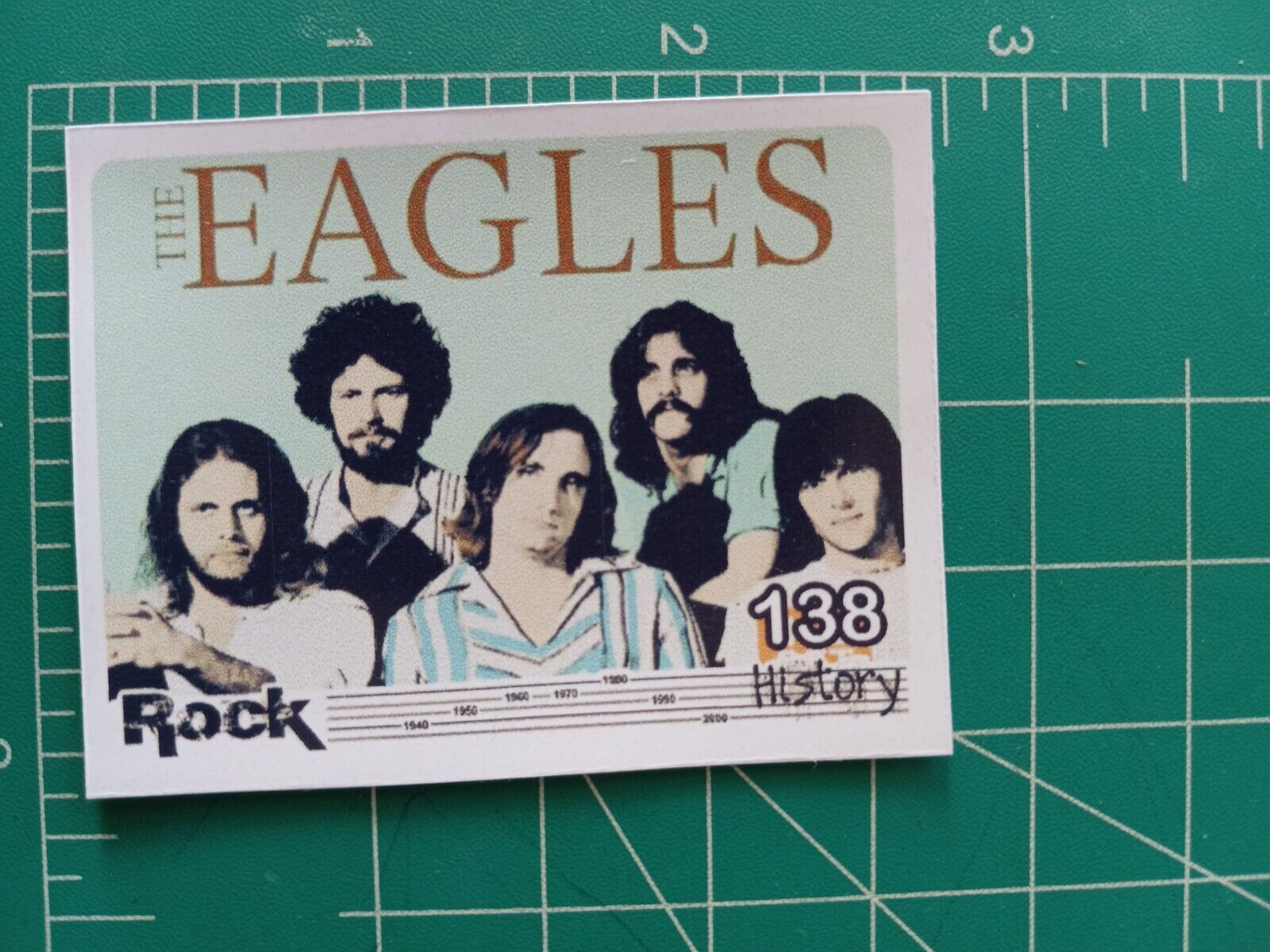 2020 ROCK HISTORY music Sticker Card Brazil THE EAGLES GROUP BAND #138