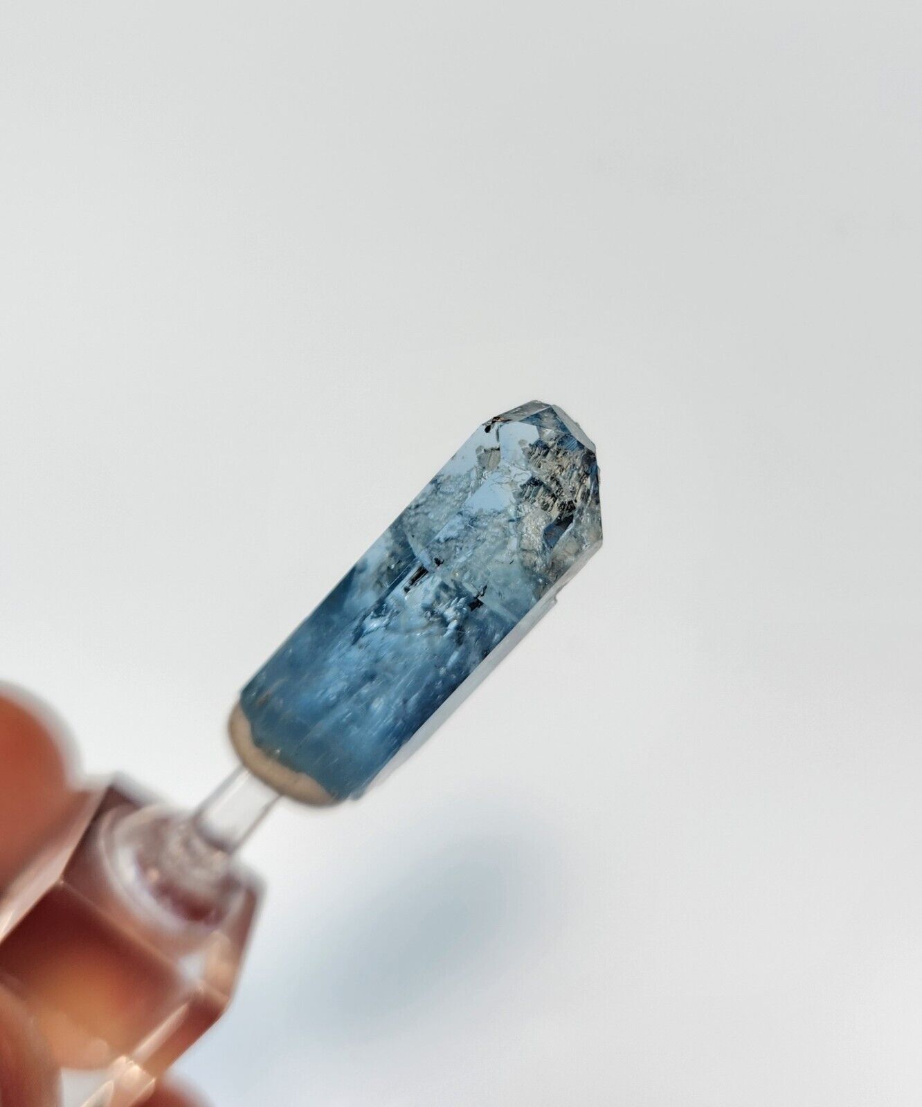 Gemmy Deep Vibrant Blue Terminated Beryl Var. Aquamarine Crystal - Vietnam 2.63g