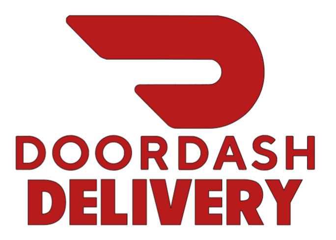 Permanent Vinyl Car Decal Sticker - DoorDash Delivery  food taxi door dash meal