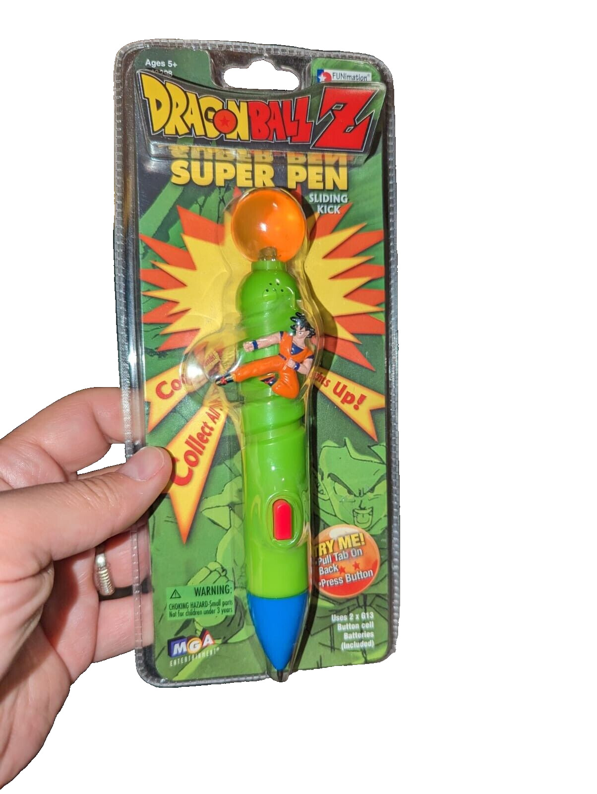 Vintage 1999 DragonBall Z - Super Pen - Sliding Kick - MGA Toys - NEW NIB