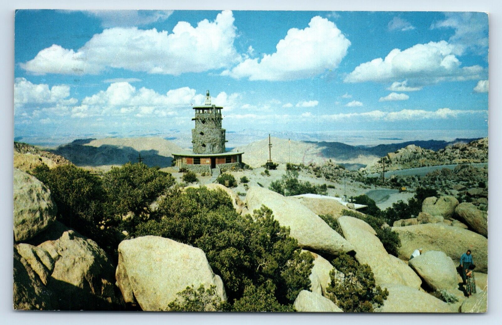 Postcard - Desert View Tower near Jacumba California CA