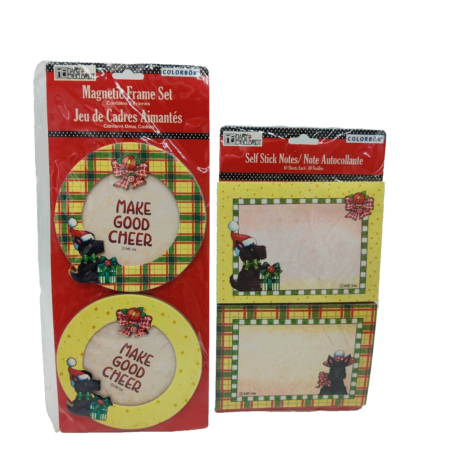 Mary Engelbreit Magnetic Picture Frames and Self Stick Notes Scottie Terrier