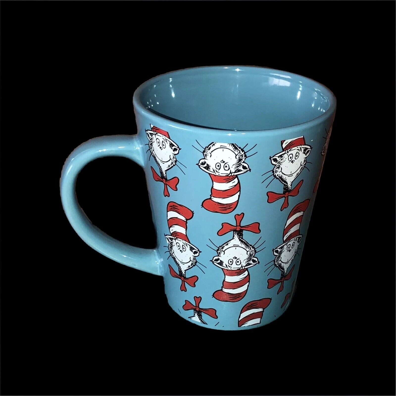 Dr Seuss Cat In The Hat Mug 14 Oz Blue Cup Fun