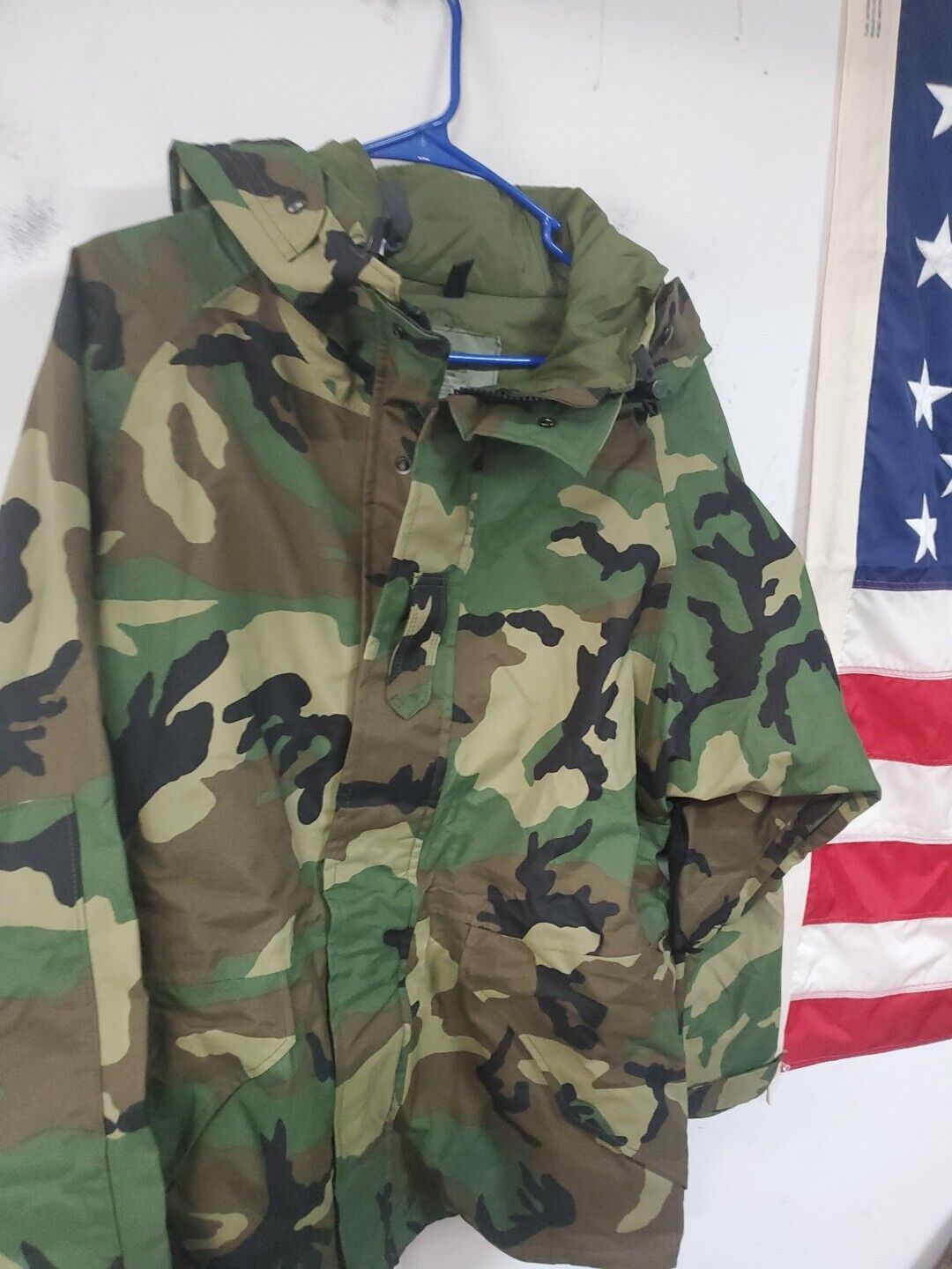 Medium Regular Army Woodland USAF bdu Military Cold Weather jacket level 6 New