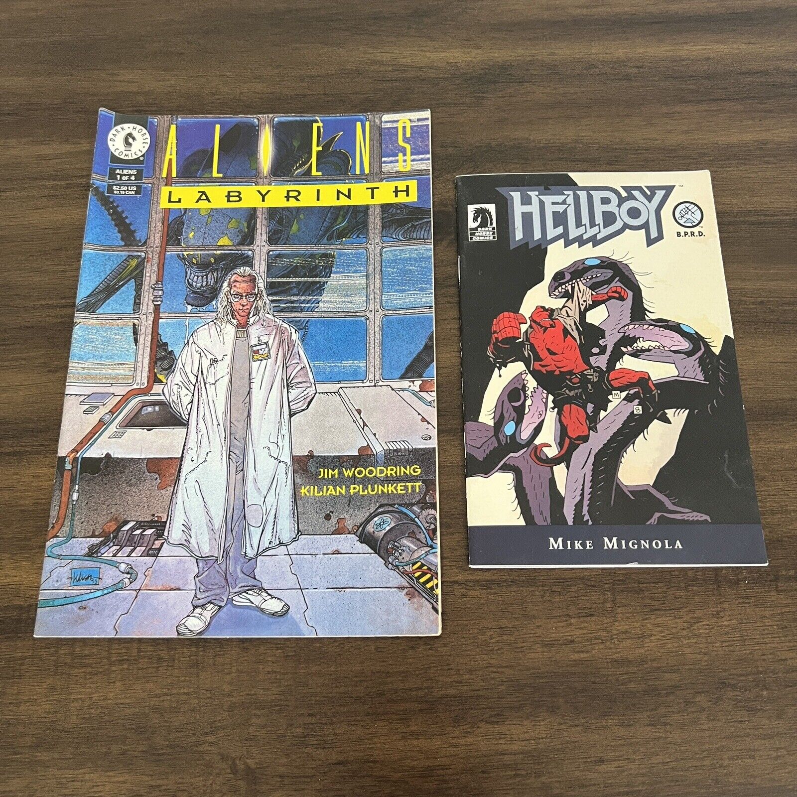 Lot Of BPRD Hellboy Dark Horse Deluxe Mike Mignola And Aliens Labyrinth