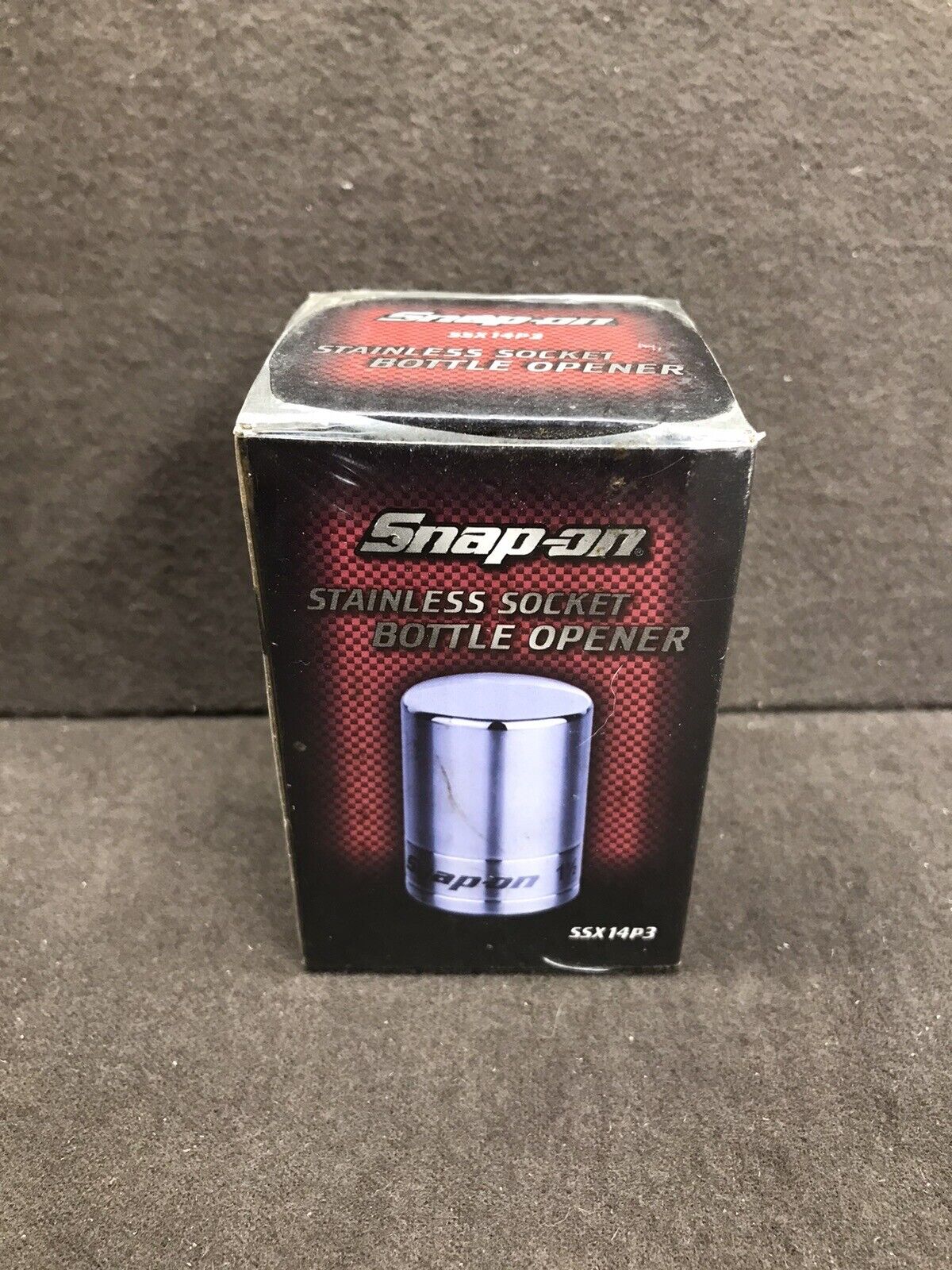 Snap-on Tools Stainless Socket Bottle Opener SSX14P3 New Sealed in Box