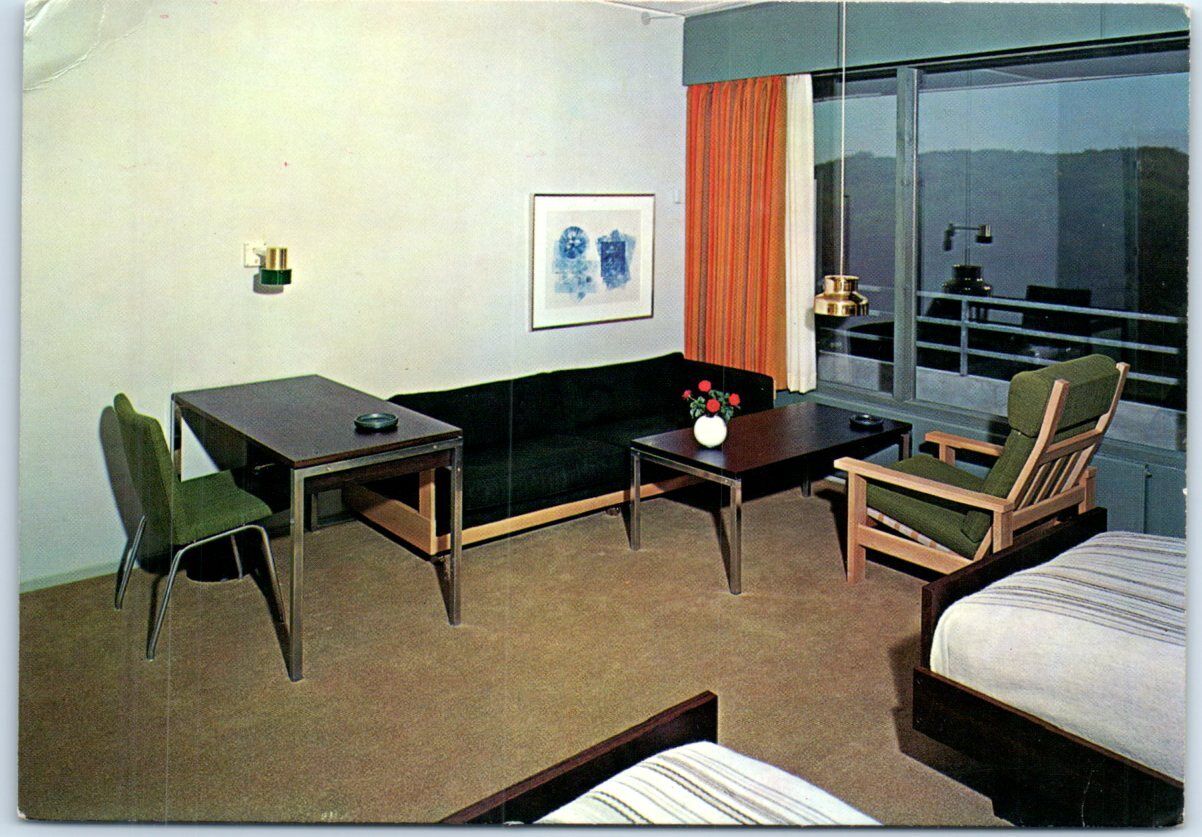 Postcard - Room of Hotel Hvide Hus - Aalborg, Denmark